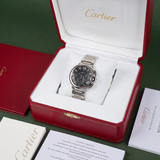 Cartier Ballon Bleu Chronograph 44 mm – Ref. W6920025 (Stahl, Automatik)