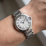 Cartier Ballon Bleu 33 mm – Ref. W6920084 (Stahl, Quarz)