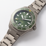 TAG Heuer Aquaracer 300M, Professional, Green, LC100, Erstkaufrechnung, Ref. WBP208B.BF0631, 03-2023, B+P