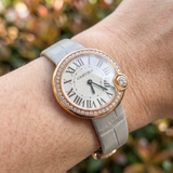 Cartier Ballon Blanc de Cartier WJBL0008, 30 mm, Roségold, Quarz