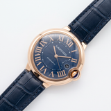 Cartier Ballon Bleu de Cartier 42 mm – Ref. WSBB0027, Stahl, blaues Zifferblatt