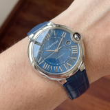 Cartier Ballon Bleu WSBB0027 – 42 mm, Stahl/Blau, Automatik