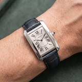 Cartier Tank Américaine, Ref. WSTA0018 – Stahl, Automatik, 26 x 45 mm