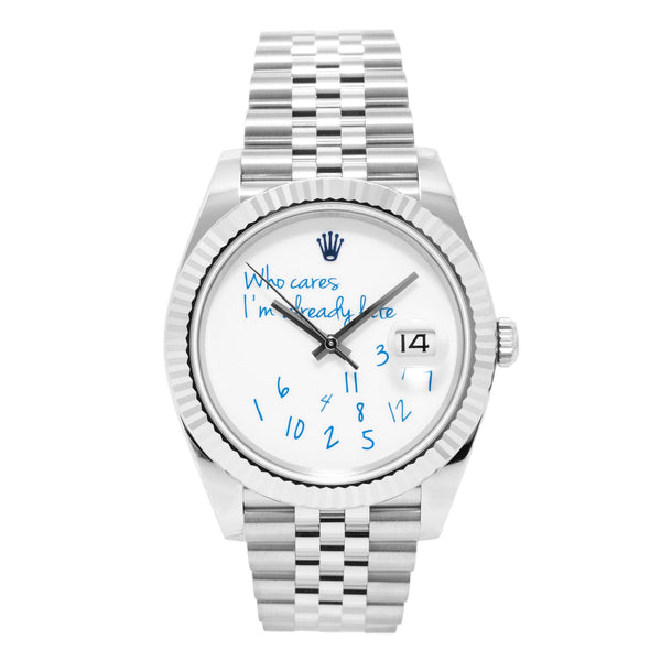 Datejust 41mm Who Cares Dial Full Set Jubilee - 126334