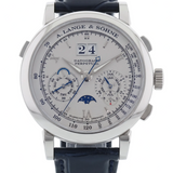 A. Lange & Söhne Datograph Perpetual, 950er Platin, ALS-Service 10/2024, Ref. 410.025E, B+P