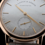 A. Lange & Söhne Saxonia 35mm, Perlmutt, Rotgold, Ref. 219.043 / LSLS2194AJ, 2018, B+P