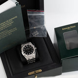 Royal Oak Black Dial 2016 - 15400ST.OO.1220ST.01