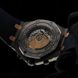 Audemars Piguet Royal Oak Offshore, Chronograph, Bucherer Blue, Ref. 26471SR.OO.D101CR.01, 2023, B+P