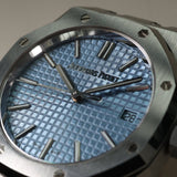 Audemars Piguet Royal Oak Selfwinding, Ice Blue Dial, 37mm, Ref. 15550ST.OO.1356ST.08, 2024, B+P