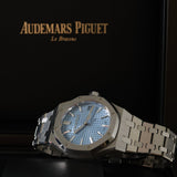 Audemars Piguet Royal Oak Selfwinding, Ice Blue Dial, 37mm, Ref. 15550ST.OO.1356ST.08, 2024, B+P
