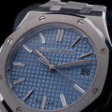 Audemars Piguet Royal Oak Selfwinding, Ice Blue Dial, 37mm, Ref. 15550ST.OO.1356ST.08, 2024, B+P