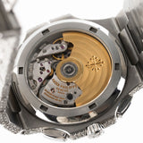 Nautilus Travel Time Chronograph Iced Out - 5990/1A-001