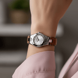 Baume & Mercier Linea, 32mm, Edelstahl, Lederarmband, Ref. M0A10070, mit Box