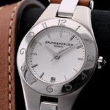 Baume & Mercier Linea, 32mm, Edelstahl, Lederarmband, Ref. M0A10070, mit Box