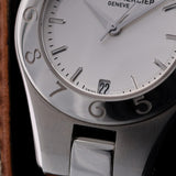 Baume & Mercier Linea, 32mm, Edelstahl, Lederarmband, Ref. M0A10070, mit Box