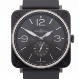 Bell & Ross BR S Aviation Black Ceramic, Diamonds 39mm, BRS-BLCE-DIAM/SRB