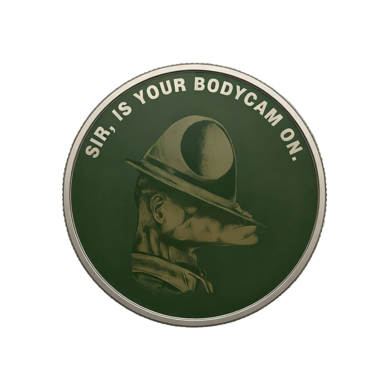 1 Ounce Silver - Bodycam Coin