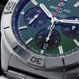 Breitling Chronomat B01 42 mm, Grün, Ref. AB0134101L1A1, B+P