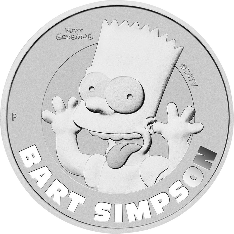 1oz Silver Bart Simpson 2022 (Edition: 22.500)