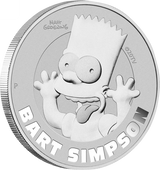 1oz Silver Bart Simpson 2022 (Edition: 22.500)