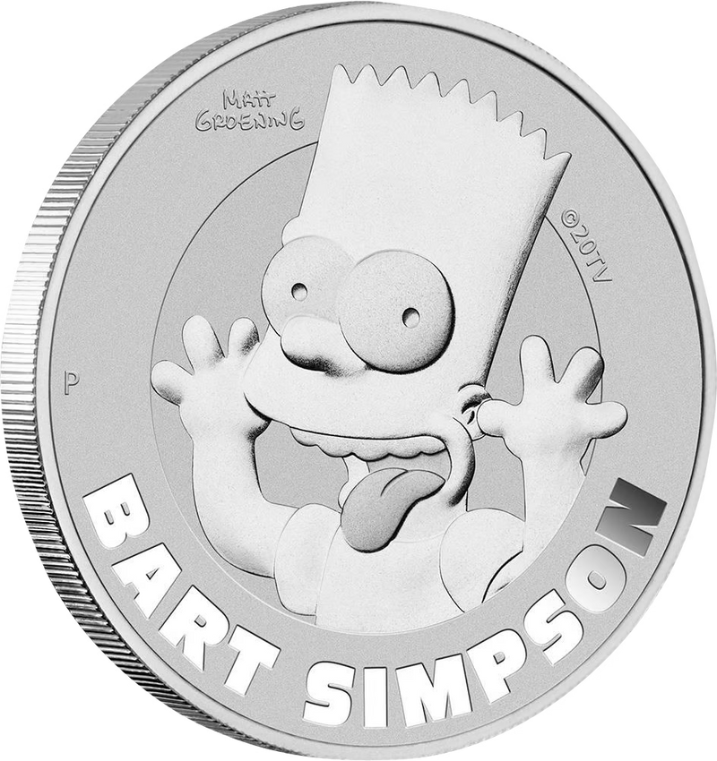 1oz Silver Bart Simpson 2022 (Edition: 22.500)