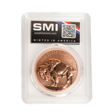 1 Ounce .999 Copper Coin L9 A250 Buffalo BU