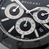 Bulgari Diagono Chronograph, Edelstahl, Kautschuk, Ref. DG42SCCH, 2020, B+P