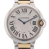Cartier Ballon Bleu, Edelstahl/Gelbgold, Ref. W69008Z3, 08-2008, B+P