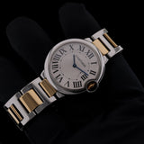 Cartier Ballon Bleu, Edelstahl/Gelbgold, Ref. W69008Z3, 08-2008, B+P