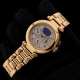 Cartier Pasha Perpetual Calendar, Gelbgold, 38mm, Ref. 30003, 1993, B+P