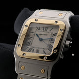 Cartier Santos Galbée, 29mm, Stahl/Gold, Ref. 1566, ohne B+P