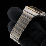 Cartier Santos Galbée, 29mm, Stahl/Gold, Ref. 1566, ohne B+P