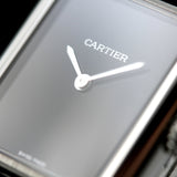 Cartier Tank Must Black, 33.7x25.5mm, Erstkaufrechnung, Ref. WSTA0072, 09-2022, B+P