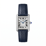 Cartier Tank Must, Light Blue Dial, Silber, Ref. 2416 / W1016530, 12-2000, B+P
