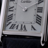 Cartier Tank Must, Light Blue Dial, Silber, Ref. 2416 / W1016530, 12-2000, B+P