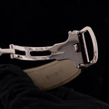 Cartier Tank Vis Dual Time, Weißgold, Lederarmband, Ref. W1534351, mit Box