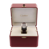 Cartier Tank Vis Dual Time, Weißgold, Lederarmband, Ref. W1534351, mit Box