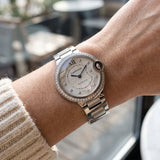 Ballon Bleu de Cartier Steel Diamonds 33mm - W4BB0035
