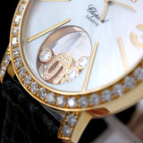 Chopard Happy Diamonds Time Yellow Gold Mother of Pearl Dial 207450-0005