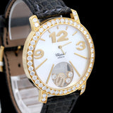 Chopard Happy Diamonds Time Yellow Gold Mother of Pearl Dial 207450-0005