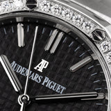 Royal Oak 37mm Factory Diamond Bezel Black Dial - 15451ST.ZZ.1256ST.01