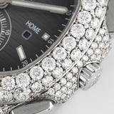 Nautilus Travel Time Chronograph Iced Out - 5990/1A-001