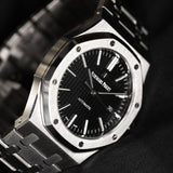 Royal Oak Black Dial 2016 - 15400ST.OO.1220ST.01