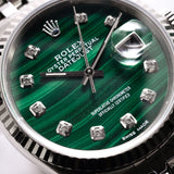 Datejust 36mm Malachite Diamond Dial - 16014