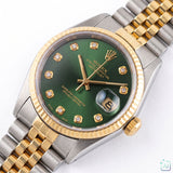 Datejust 36mm Green Degrade Diamond Dial 1983 - 16013