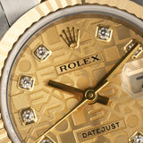 Lady Datejust 26mm Golden Computer Diamond Dial 2004 - 79173