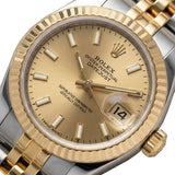 Lady Datejust 26mm Golden Dial Full Set 2010 Jubilee - 179173