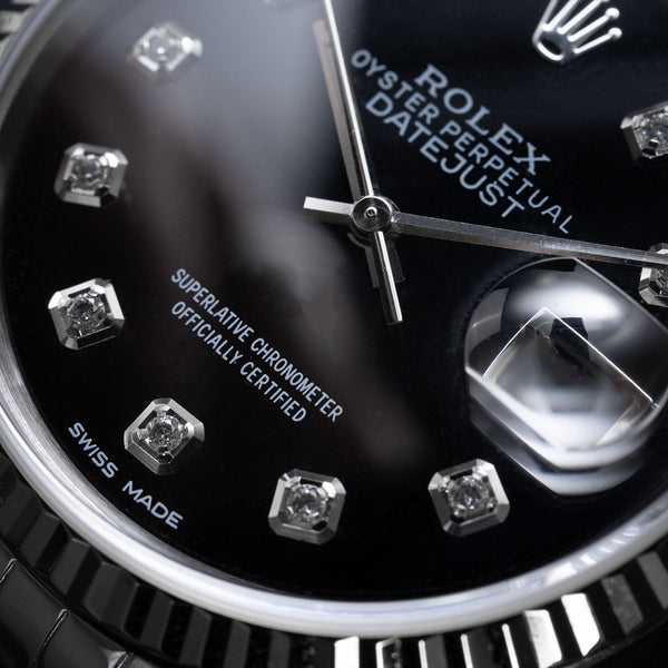 Datejust 36mm Black Diamond Dial 2003 - 16234