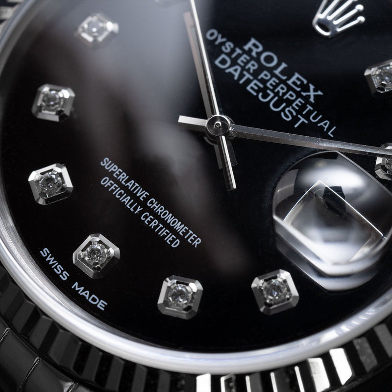 Datejust 36mm Black Diamond Dial 2003 - 16234