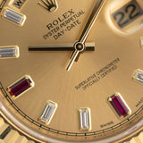 Day Date II Champagne Ruby Baguette Dial 2013 - 218238